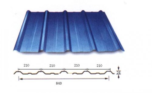 寶雞彩鋼單板840型